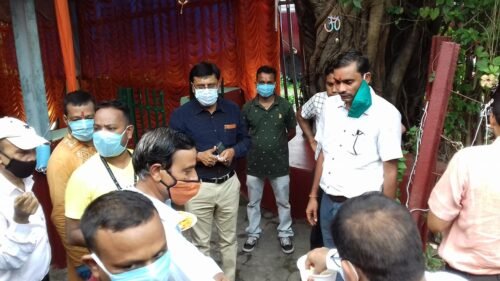 डीआरएम ने अधिकारी के साथ की पूजा परिक्रमा
