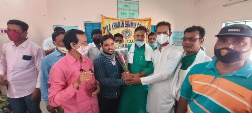 हरेराम सिंह को सम्मानित किया