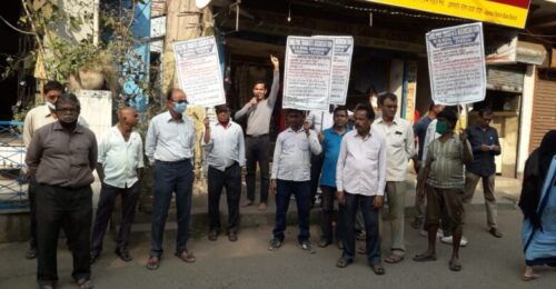 protest in Railpar