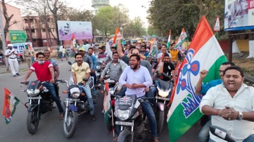 तृणमूल उम्मीदवार के खिलाफ