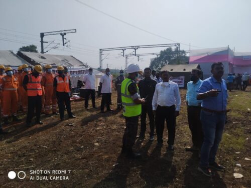 Train Accident Mock Drill