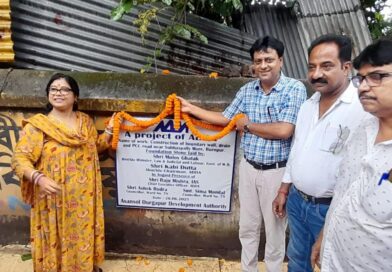 বার্নপুরে সীমানা প্রাচীর, ড্রেন ও পিসিসি রোড তৈরির কাজের সূচনা,আড্ডার আর্থিক সহায়তা