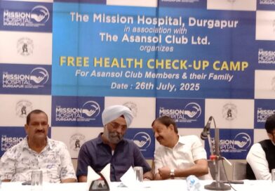 आसनसोल क्लब में मिशन हॉस्पिटल का निःशुल्क स्वास्थ्य कैंप