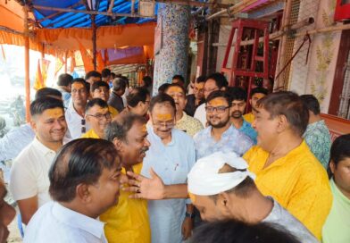 আসানসোলে মহাবীর স্থানের খুঁটি পুজো  মন্দিরের সৌন্দর্যায়ন ও পুনর্নির্মাণের অনুষ্ঠানে মন্ত্রী