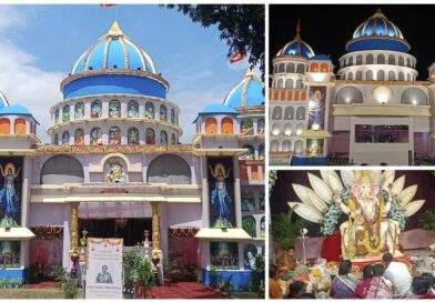 Asansol : Iskcon मंदिर की तर्ज पर पंडाल में विराज रहे गणपति