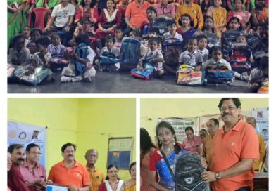 পড়ুয়াদের স্কুল ব্যাগ ও মহিলাদের শাড়ি দিলো রোটারি ক্লাব অফ আসানসোল গ্রেটার