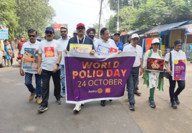 বিশ্ব পোলিও দিবস উপলক্ষে রোটারি ক্লাব অফ আসানসোল গ্রেটারের সচেতনতা র‍্যালি