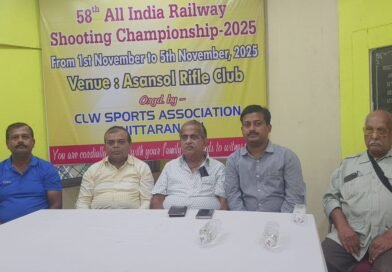 আসানসোল রাইফেল ক্লাবে ১ নভেম্বর শুরু ৫৮ তম অল ইন্ডিয়া রেলওয়ে শুটিং প্রতিযোগিতা