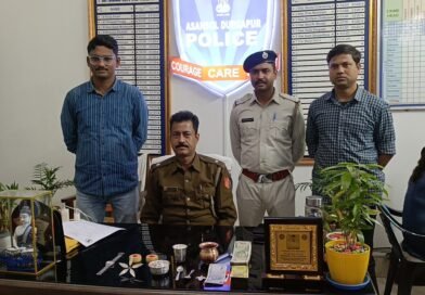 रानीगंज में पूर्व प्राचार्य के घर चोरी में रेलपार से दो गिरफ्तार, चोरी का सामान बरामद