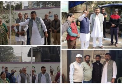 युवा व्यवसायी व समाजसेवी आशीष पटेल ने विभिन्न स्थानों पर फहराया गया तिरंगा