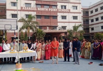 Asansol North Point School में हर्षोल्लास के साथ मनाया गया गणतंत्र दिवस