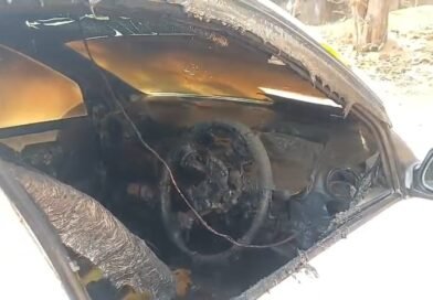 জয়েন্ট বিডিও গাড়িতে আগুন, চাঞ্চল্য