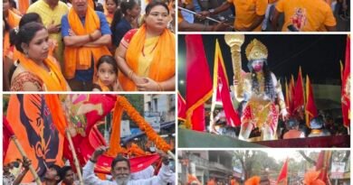 Burnpur रामनवमी पर भव्य शोभायात्रा, जय श्रीराम के नारों से गूंजा शहर