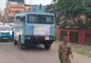 আসানসোলে সাঁজোয়া গাড়ি নিয়ে রুট মার্চ কেন্দ্রীয় বাহিনীর