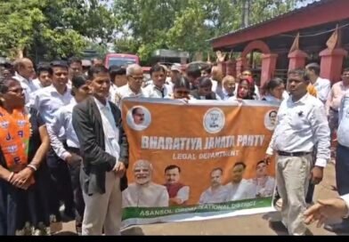 বিজেপির জয়, আসানসোলে লিগ্যাল সেলের ডাকে আইনজীবীদের মিছিল
