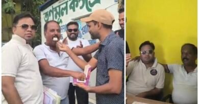 BJP कार्यकर्ताओं ने पार्षद को लौटाया कार्यालय, मिठाई खिला स्वागत