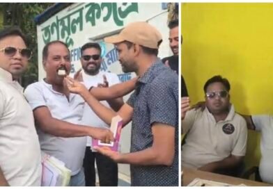 BJP कार्यकर्ताओं ने पार्षद को लौटाया कार्यालय, मिठाई खिला स्वागत