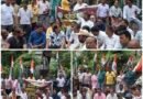 অভিষেক বন্দোপাধ্যায়কে হেনস্তার প্রতিবাদ  আসানসোল গান্ধী মূর্তির পাদদেশে তৃণমূলের অবস্থান বিক্ষোভ