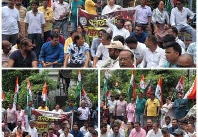 Abhishek Banerjee पर हमले के विरोध में तृणमूल कांग्रेस का धरना प्रदर्शन