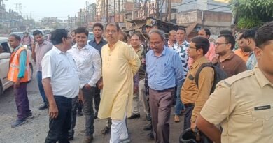 আসানসোলে রেল ব্রিজ সংলগ্ন এলাকা পরিদর্শনে বিজেপি বিধায়ক