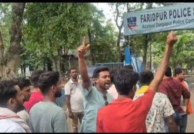 ব্যবসার আড়ালে অবৈধ বালি কারবারের অভিযোগ লাউদোহার বাসিন্দাদের, থানায় বিক্ষোভ