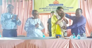 आसनसोल चैंबर ऑफ कॉमर्स में विधायक कृष्णेंदु मुखर्जी का भव्य सम्मान