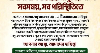 Asansol उत्तर विधायक की हेल्पलाइन बनी जीवनरक्षक, वृद्ध महिला की समय पर मदद से बची जान
