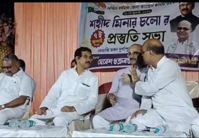 দুর্গাপুরে প্রস্তুতি সভা  ২১ জুলাই থেকে ঘুরে দাঁড়ানোর ডাক কংগ্রেসের রাজ্য সভাপতি শুভঙ্কর সরকারের
