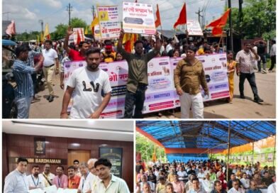 गो सम्मान आवाहन अभियान के तहत आसनसोल में विशाल पदयात्रा, गौ हत्या पर पूर्ण प्रतिबंध की मांग