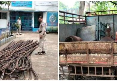 राधानगर में अवैध लोहा कांटा पर पुलिस का छापा, भारी मात्रा में सरिया जब्त, एक गिरफ्तार