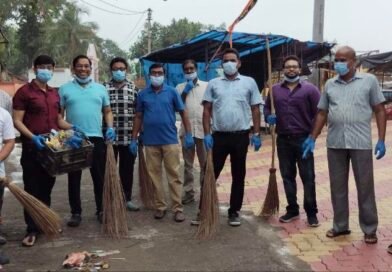 डॉक्टर्स डे पर एनएमओ का स्वच्छता अभियान, मां घाघरबुड़ी मंदिर परिसर की हुई सफाई