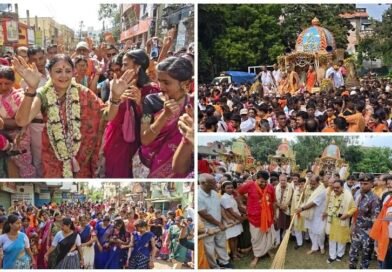 আসানসোল উৎসবে মাতোয়ারা, ইসকনের রথে কীর্তনের সুরে নাচলেন মন্ত্রী, সোনার ঝাড়ু হাতে বিধায়ক