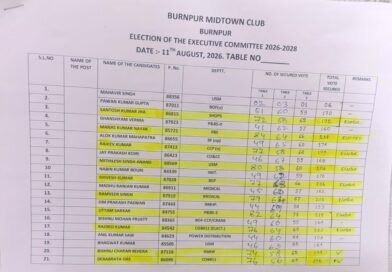 बर्नपुर मिडटाउन क्लब चुनाव में 13 उम्मीदवार विजयी
