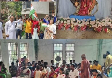 आसनसोल में मूर्ति बनाकर भारत माता की पूजा का आयोजन