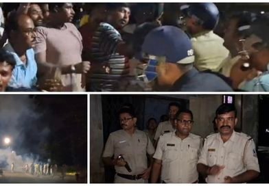 दुर्गापुर में पूर्व तृणमूल पार्षद के घर का घेराव, तोड़फोड़ का आरोप  लाठीचार्ज और आंसू गैस