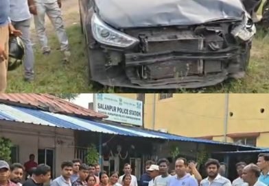 सड़क हादसे में बाइक चालक की मौत, मुआवजे की मांग को लेकर सलानपुर थाने में शव रखकर परिवार का प्रदर्शन, पुलिस की भूमिका पर सवाल