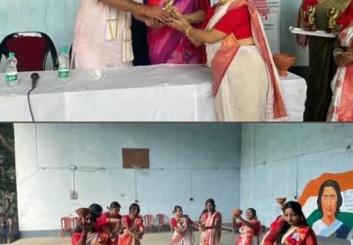 आसनसोल गर्ल्स कॉलेज के ‘आगमनी’ कार्यक्रम में धुनुची नृत्य प्रतियोगिता का आयोजन
