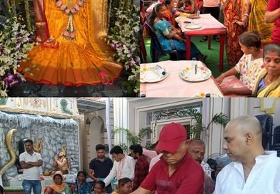 आसनसोल में व्यवसायी की दिवंगत पत्नी की स्मृति में वस्त्र वितरण और नर-नारायण सेवा